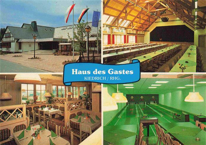 Kiedrich Haus des Gastes Gastraum Festsaal Kegelbahnen