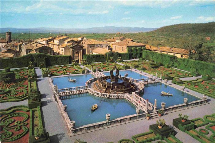 Bagnaia Villa Lante Veduta del Quadrato dalla Palazzina Gambara
