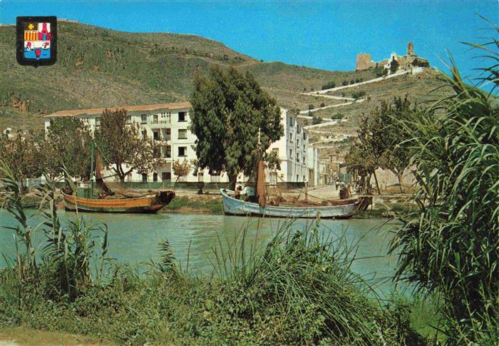 Cullera Valenciana ES Embarcadero de pescadores en el Rio Jucar