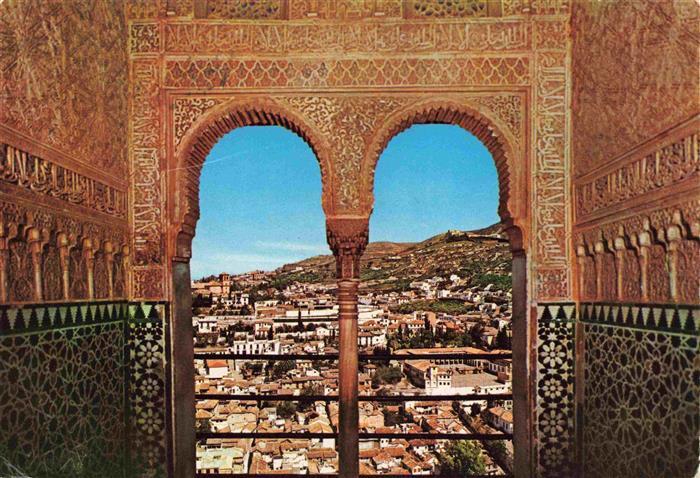 GRANADA Andalucia ES Albaycin desde el Salon de Embajadores