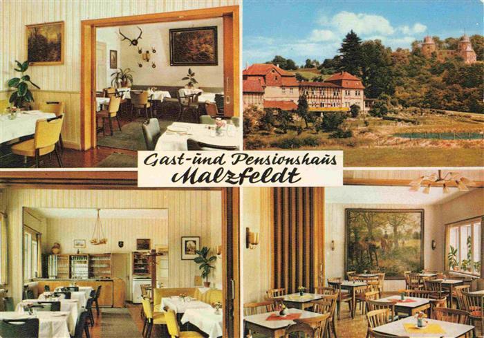 Sababurg Hofgeismar Gast und Pensionshaus Malzfeldt Gastraeume