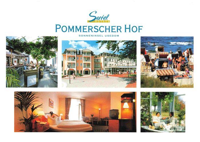 HERINGSDORF Ostseebad Usedom Seetol Pommerscher Hof Gastraeume Zimmer Strand