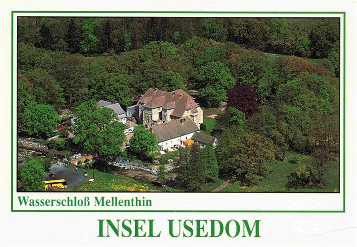 Mellenthin Wasserschloss Fliegeraufnahme