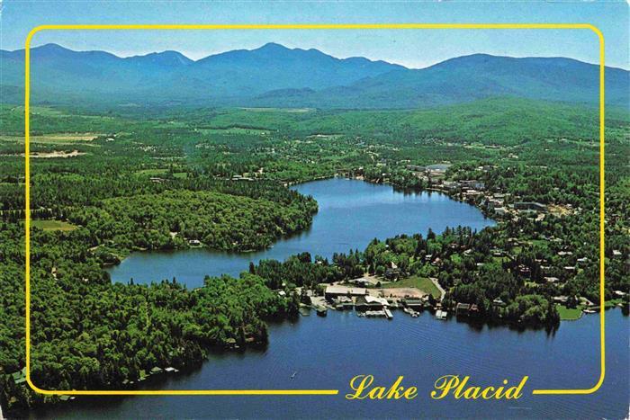 Lake Placid New York USA Fliegeraufnahme
