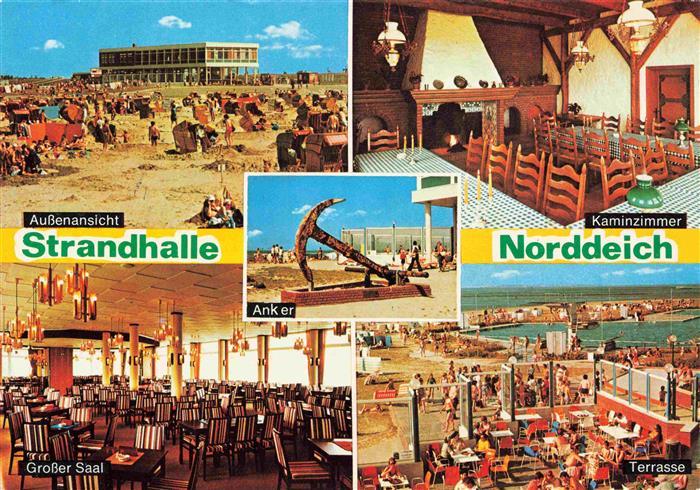 Norden Norddeich Nordseebad Strandhalle Kaminzimmer Grosser Saal Terrasse