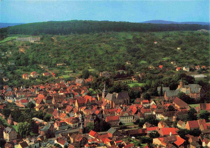 Buedingen Hessen Fliegeraufnahme