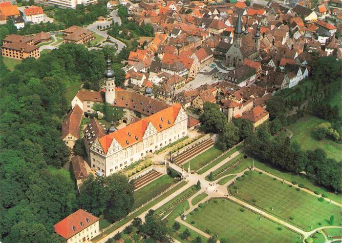 Weikersheim Fliegeraufnahme mit Schloss