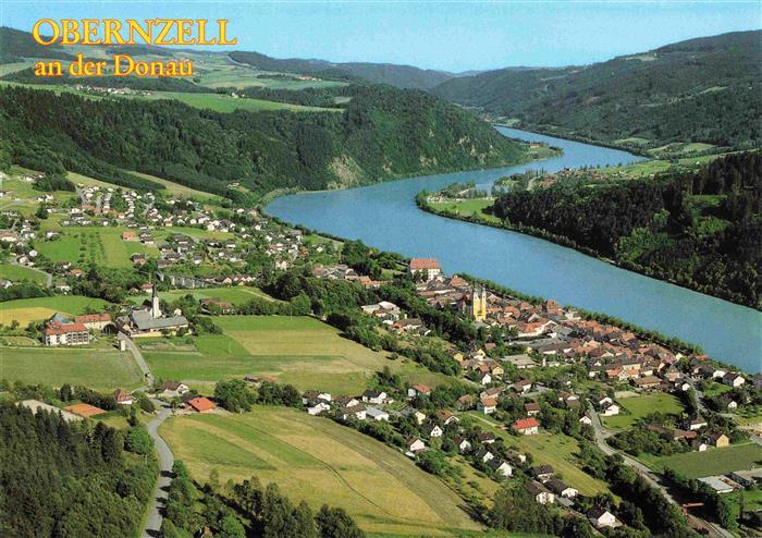 Obernzell Donau Fliegeraufnahme