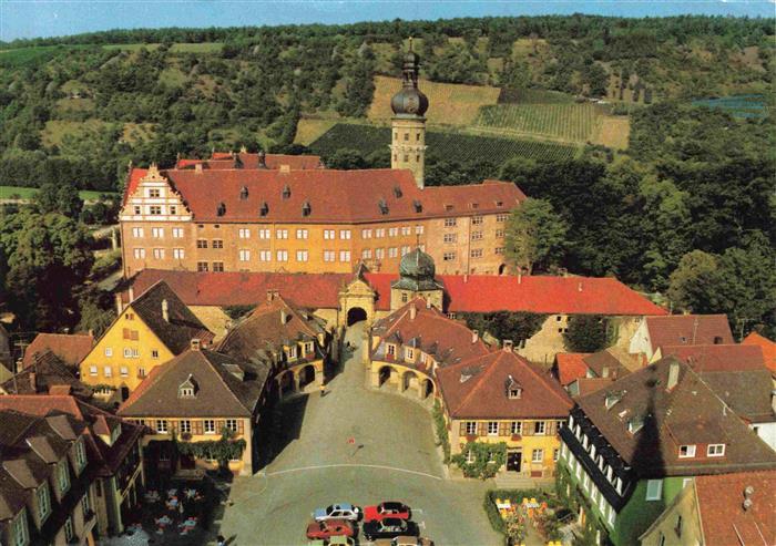 Weikersheim Schloss und Marktplatz Fliegeraufnahme