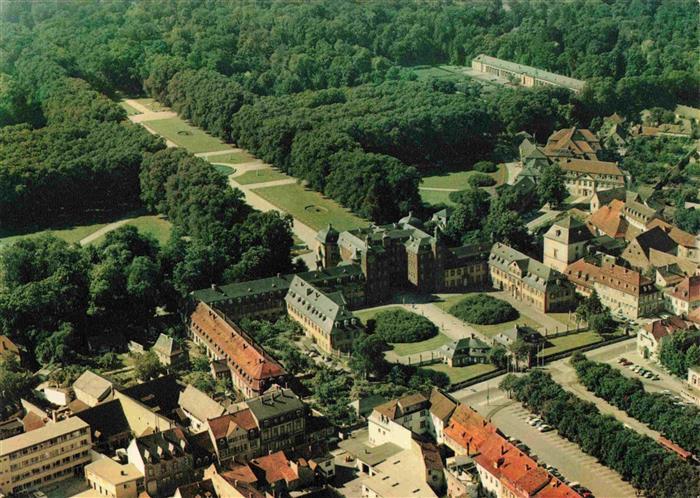 Schwetzingen BW Schloss mit Schlossgarten Fliegeraufnahme