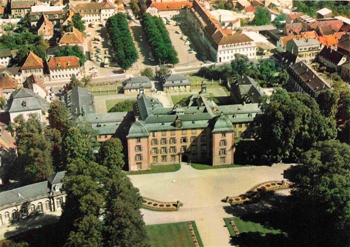 Schwetzingen BW Schloss mit Schlossgarten Fliegeraufnahme