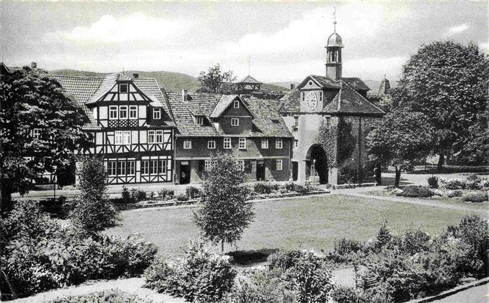 BAD SOODEN-ALLENDORF Altes Tor mit Anlagen