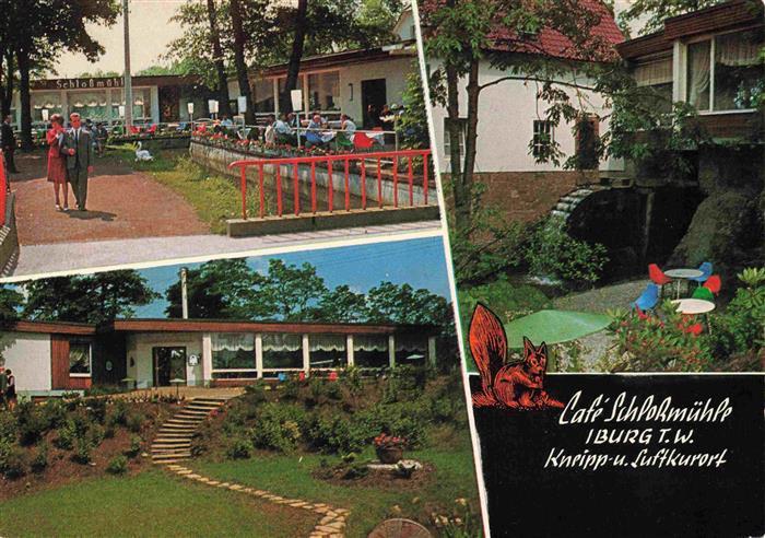 Iburg Teutoburger Wald Café Schlossmuehle Terrasse Garten