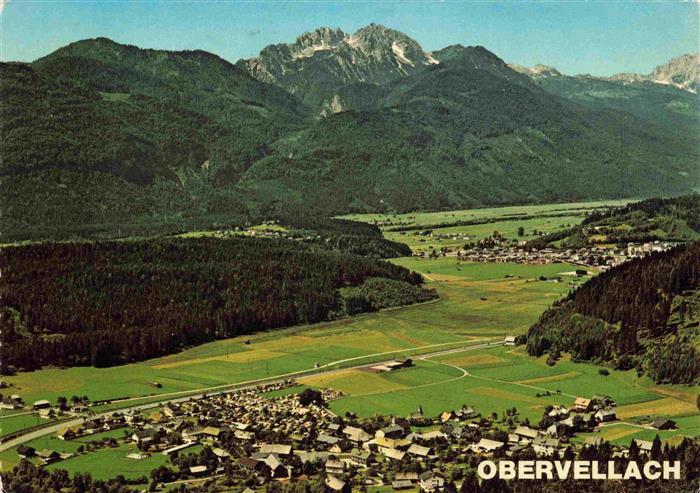 Obervellach Kaernten AT Panorama Blick gegen Gartnerkofel