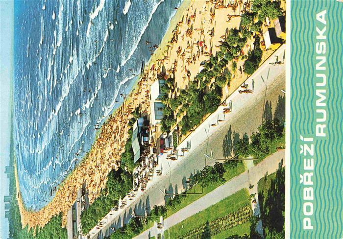 Mamaia Constanta Konstanza RO Kuestenpanorama Strand Fliegeraufnahme