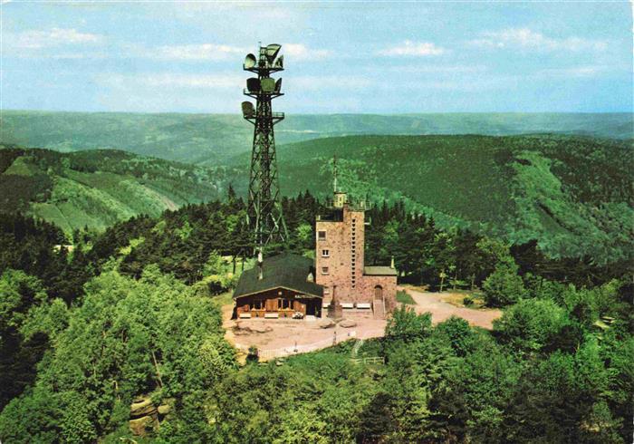 Maikammer Kalmithaus im Pfaelzer Wald Berggasthof Aussichtsturm Sender