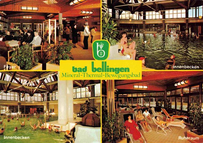 Bad Bellingen Mineral-Thermal-Bewegungsbad Foyer Hallenbad Ruheraum
