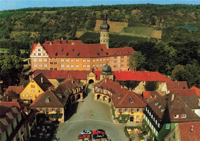 Weikersheim Blick auf Schloss und Marktplatz