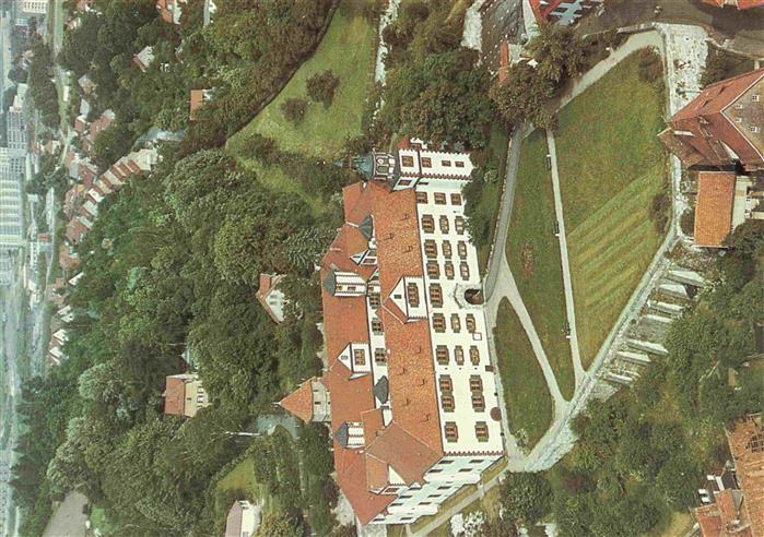 Schmalkalden Thueringen Wilhelmsburg Aero-Foto Luftbildserie der Interflug