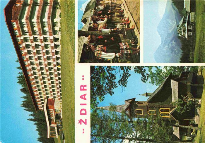 Zdiar Vysoke Tatry SK Hotel Trachten Kirche Hohe Tatra