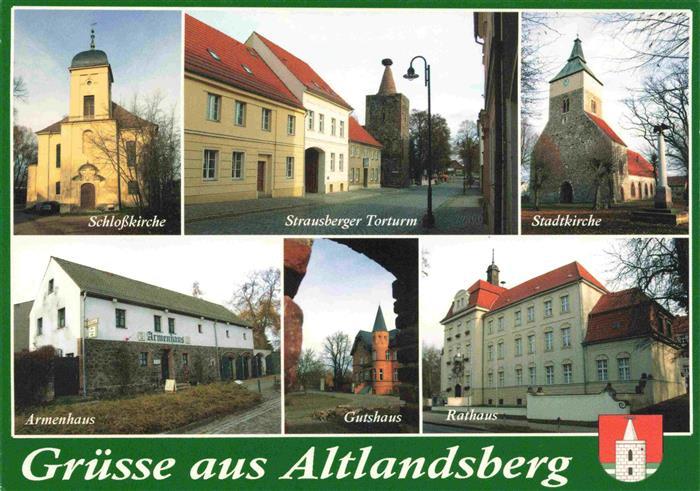 Altlandsberg Brandenburg Schlosskirche Strausberger Torturm Stadtkirche Armenhau