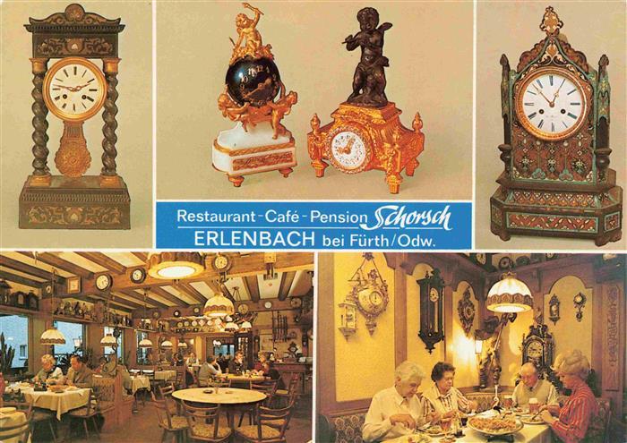 Erlenbach Fuerth Hessen Restaurant Café Pension Schorsch Uhrensammlung