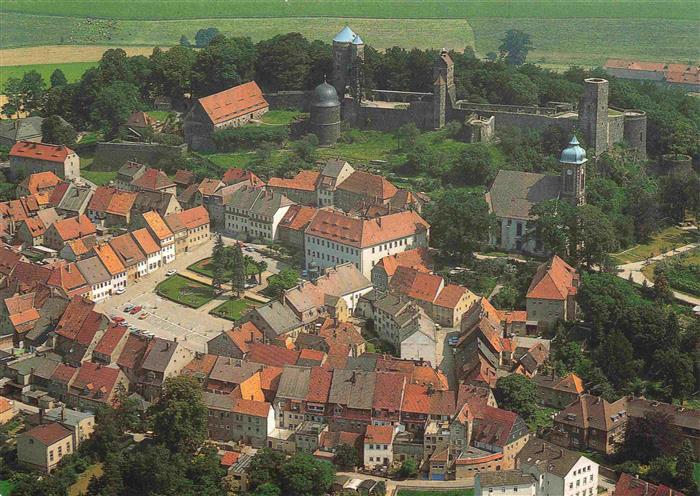 Stolpen Sachsen Ansicht mit Burg