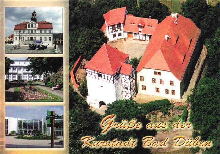 Bad Dueben Rathaus Kurpark Moorbad Heide Spa 1000jaehrige Burg Burgwaechterhaus