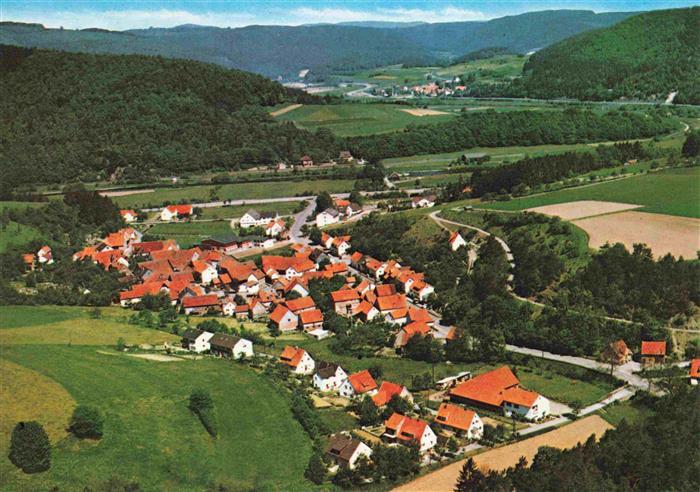 Schmittlotheim Voehl Panorama Erholungsort im Ederbergland
