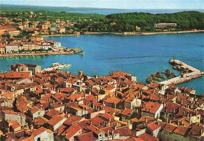 Rovinj Rovigno Istrien Croatia Panorama Hafen