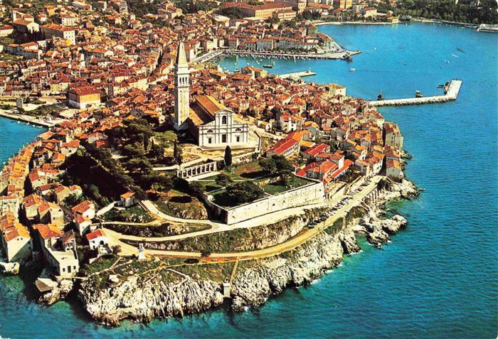 Rovinj Rovigno Istrien Croatia Halbinsel Altstadt Kirche