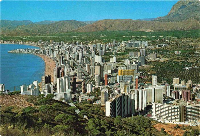 BENIDORM ES Vista parcial aérea
