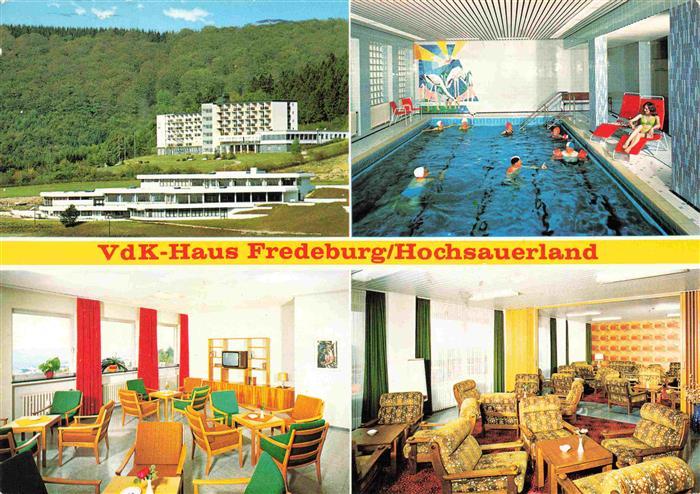 Fredeburg Schmallenberg VdK-Haus Fredeburg Kneippkurort Hallenbad Aufenthaltsrau