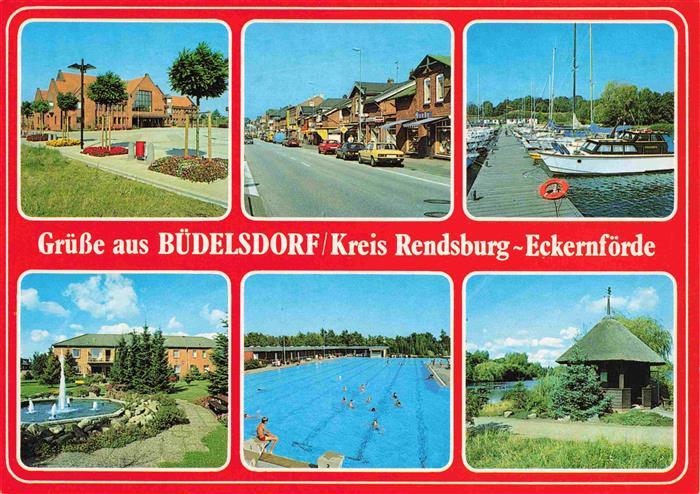 Buedelsdorf Teilansichten Hafen Freibad