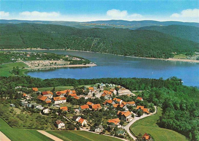 Bringhausen Edertal Fliegeraufnahme