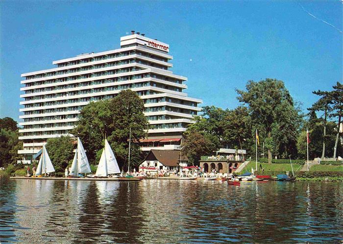 Malente-Gremsmuehlen Kurhotel Intermar Promenade Bootscafé am Dieksee Luftkurort