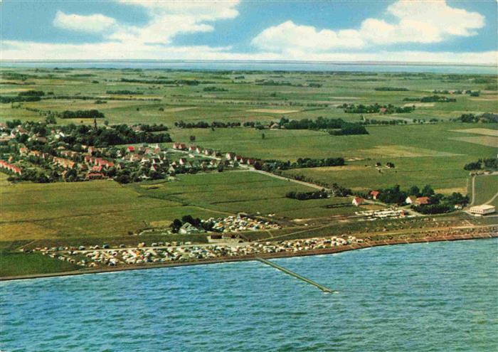 Burhave Nordseebad Fliegeraufnahme