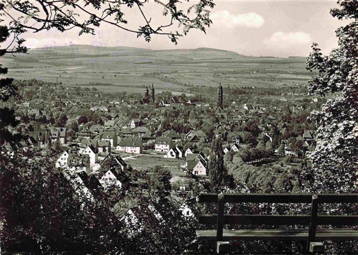 GoeTTINGEN  Niedersachsen Panorama Universitaetsstadt Blick vom Hainberg nach de