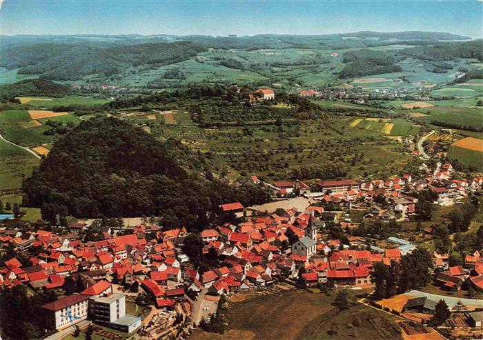 Reichelsheim Odenwald Panorama mit Blick zum Schloss