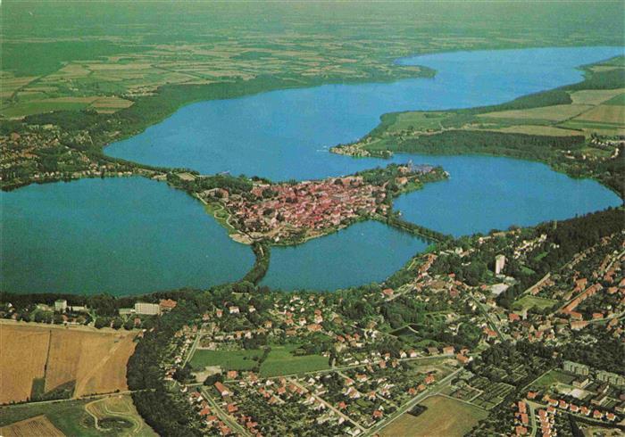 Ratzeburg Schleswig-Holstein Panorama Inselstadt Naturpark Lauenburgische Seen