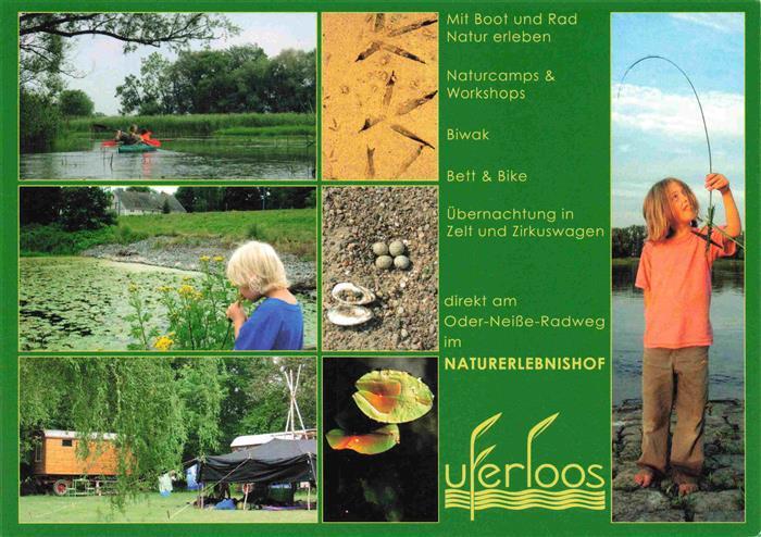 Kienitz Naturerlebnishof Uferloos Bootfahren Naturcamps Angeln am Oder-Neisse-Ra