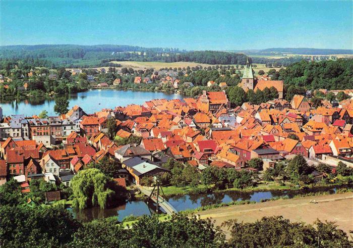 Moelln Lauenburg Panorama Luft-Kneippkurort