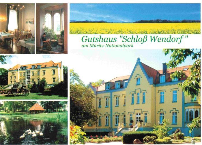 Wendorf Sternberg Gutshaus Schloss Wendorf am Mueritz Nationalpark