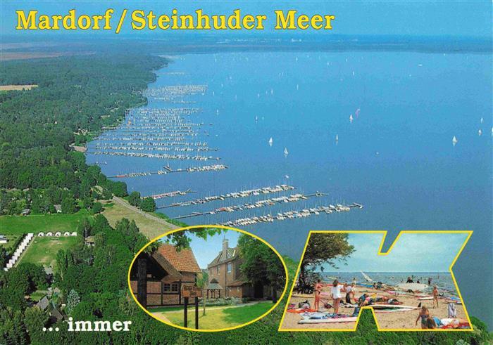 Mardorf Steinhuder Meer Wunstorf Luftaufnahme Strand
