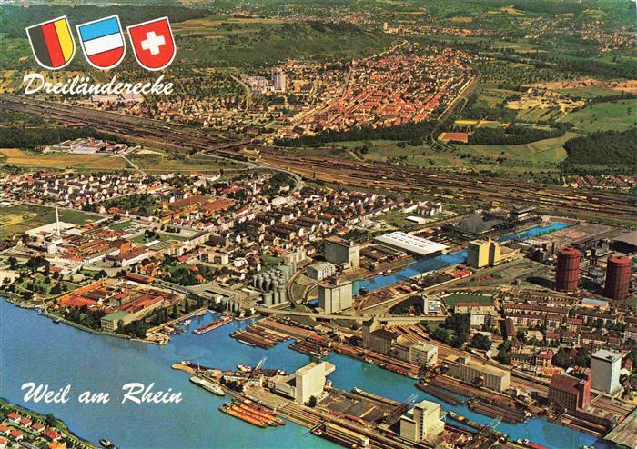 Weil am Rhein OT Friedingen Grenzuebergang der Faehre nach Frankreich und Schwei