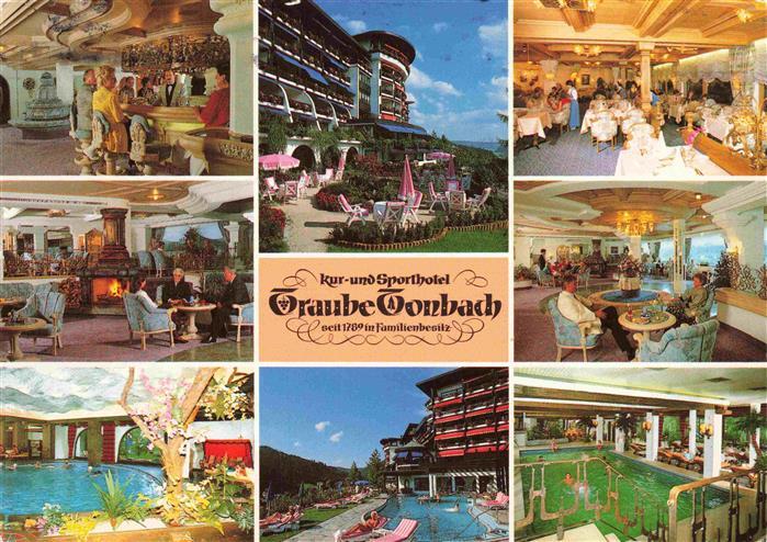 Tonbach Baiersbronn BW Kur- und Sporthotel Traube Restaurant Hallenbad Kaminzimm