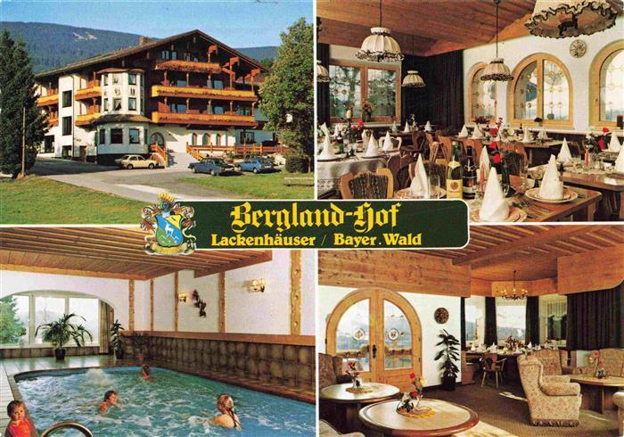 Lackenhaeuser Niederbayern Hotel Café Restaurant Bergland-Hof Hallenbad