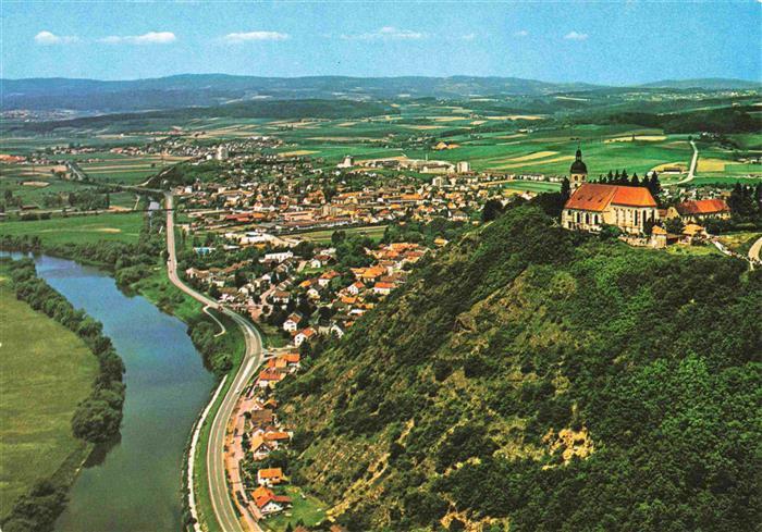 Bogen Niederbayern Panorama Wallfahrtskirche Bogenberg