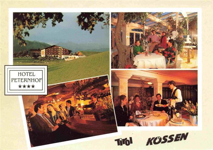 Koessen Tirol AT Hotel Peternhof Restaurant Bar