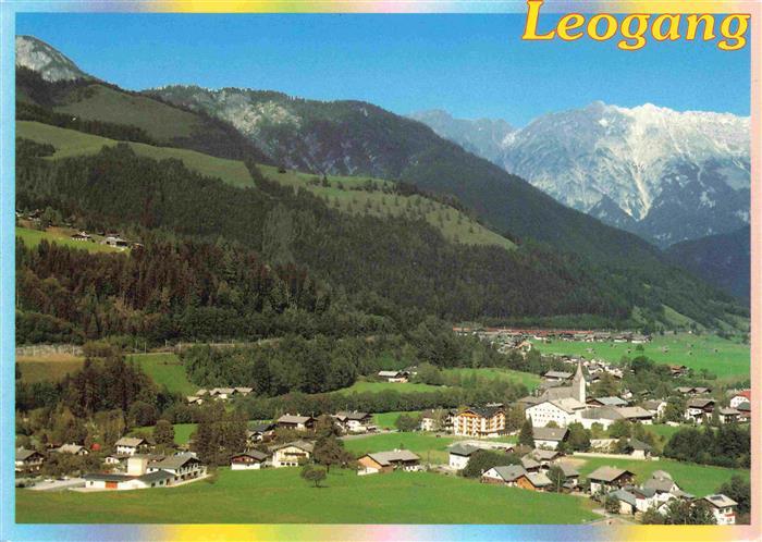 Leogang Saalbach-Hinterglemm AT Panorama Hoehenluftkurort Leoganger Steinberge K